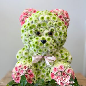 Ourson fleuri